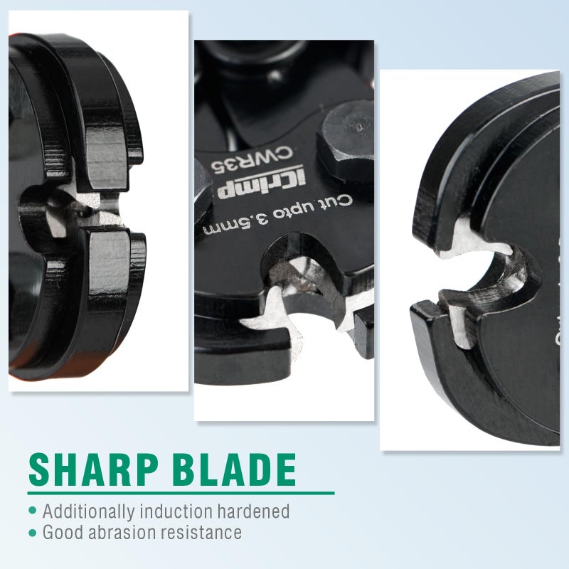 iCRIMP قاطع حبال iCrimp لأسلاك 3.5 مم، كابل دراجة، كابل طائرة، كابل نحاسي، سلك بيانو (CWR35) - Image 3